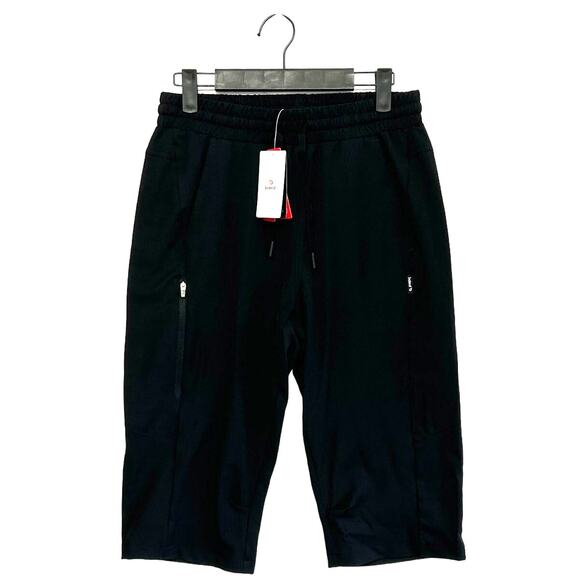 Baleaf Capris Drawstring Waist Workout Pants NWT Women's Sz S Black UPF 50+ - Picture 1 of 6